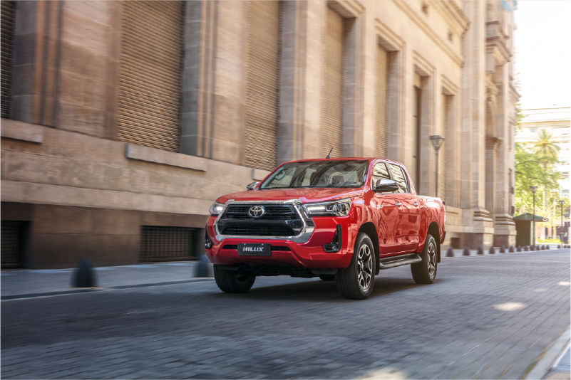 Hilux 2022 en la ciudad